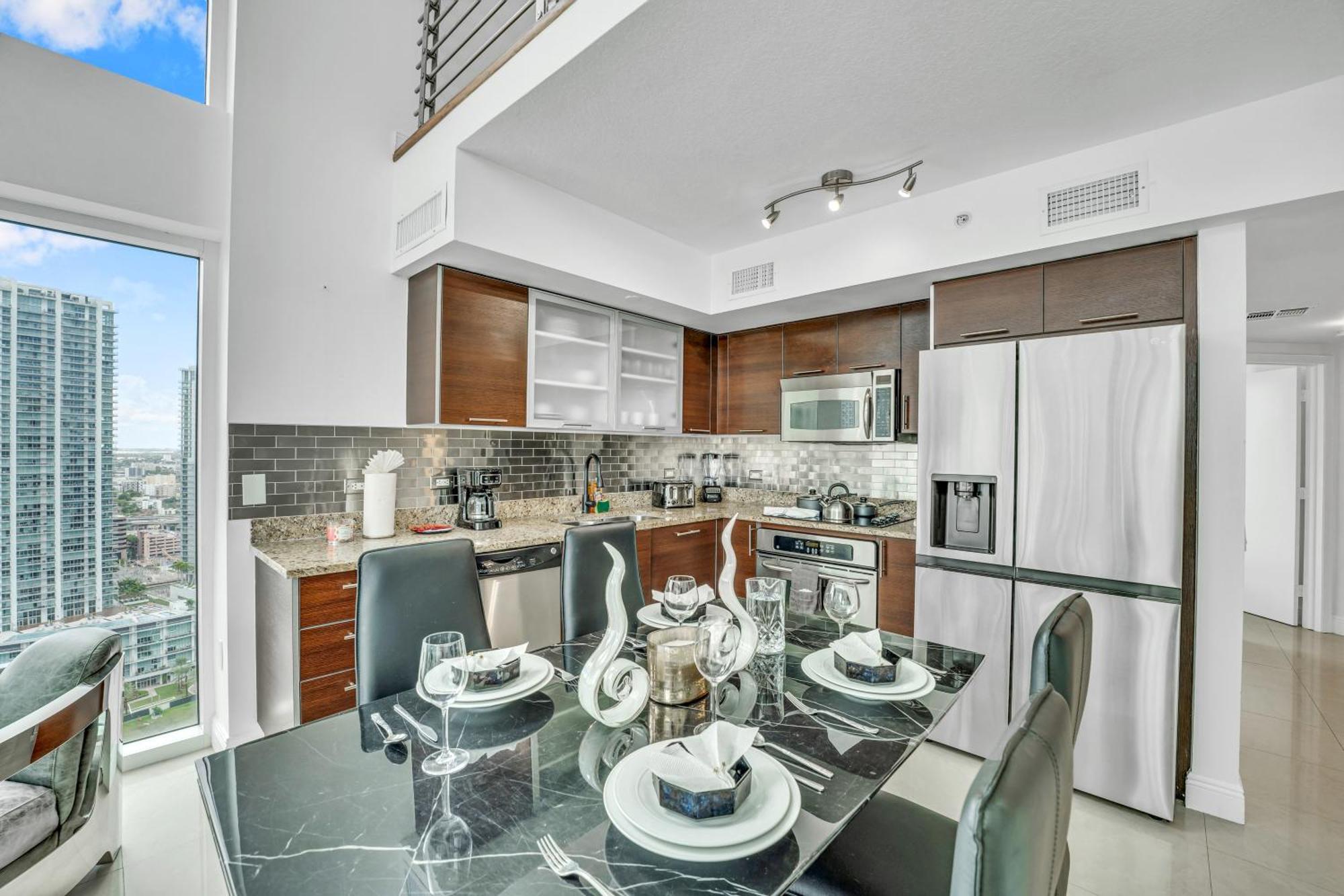 Ferienhaus Modern 2 Story Loft 2br With Breathtaking Views Miami
